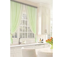 Комплект штор для кухни Witerra Лидия 250x160 зеленый