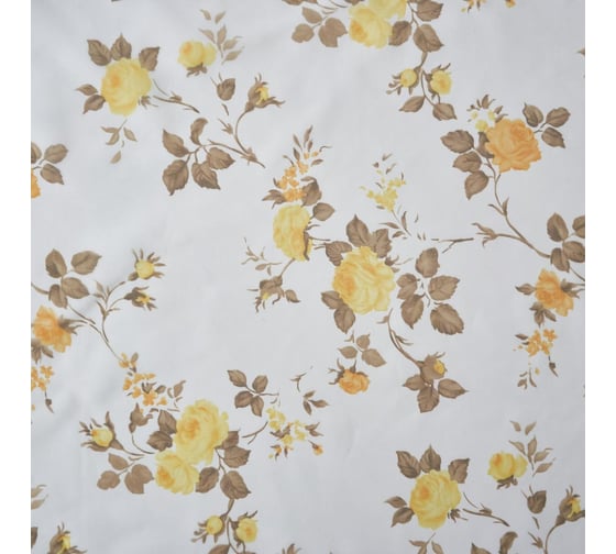 Штора Witerra кухня вуаль-печать 145x150 см золото