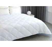 Одеяло стеганое Мягкий сон 205x140 лебяжий пух Comfort белый ОЛ-6311у