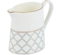 Молочник Gipfel AURORA 200 мл. Материал: костяной фарфор. Цвет: белый с голубым. 42866