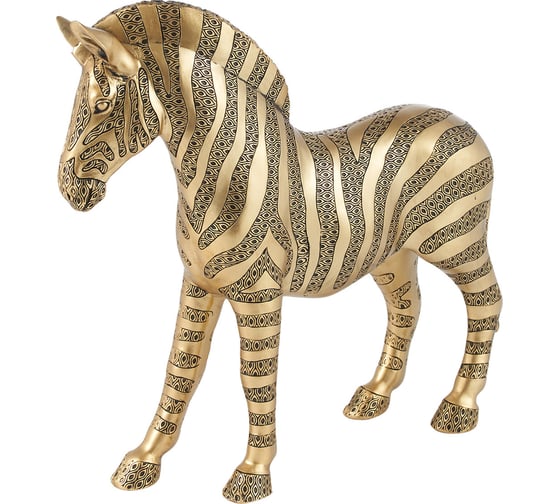 Статуэтка Gipfel GOLDEN ZEBRA. Цвет: золотистый. Материал: полирезина. 43078