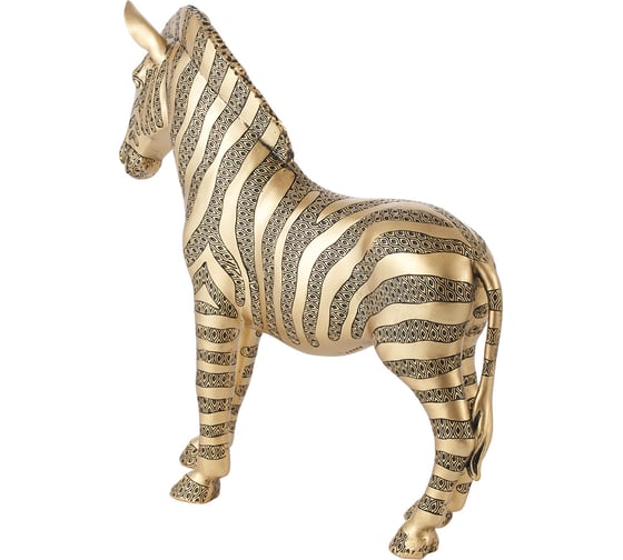 Статуэтка Gipfel GOLDEN ZEBRA. Цвет: золотистый. Материал: полирезина. 43078