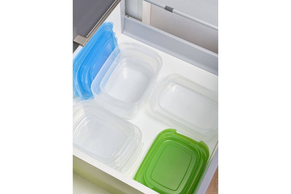 Набор контейнеров Авион с крышкой синий 5 шт К 001 - выгодная цена ...