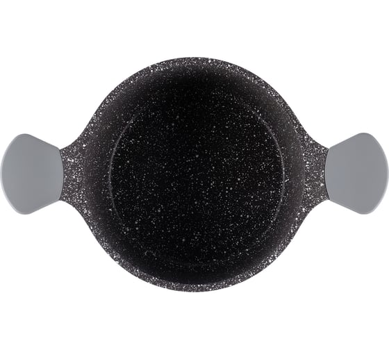 Кастрюля WERNER MINI 12x5,25см/0,5л из литого алюминия со стеклянной крышкой, бакелитовыми ручками с покрытием Soft Touch. Толщина стенок/дна: 1,5/3,0мм. Цвет: серый. 52193