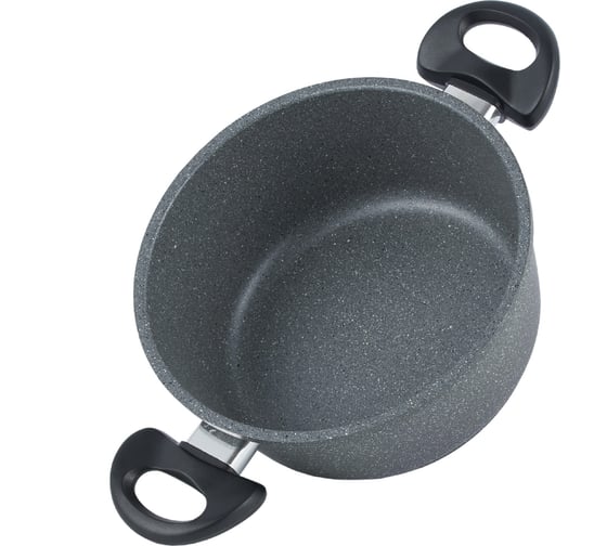 Кастрюля WERNER LETIZIA 20,0x9 см/2 л со стеклянной крышкой из литого алюминия с антипригарным мраморным покрытием GMM DURASLATE и бакелитовыми ручками. Толщина дна/стенок: 5,0/2,5 мм. 51677