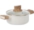 Кастрюля WERNER ORGANIC BEIGE 18x8,0 см/2,2 л с индукционным дном, с двухслойным антипригарным покрытием Pfluon, бакелитовая ручка с покрытием Soft Touch. Цвет: бежевый. Материал: прессованный алюминий. Толщина стенок и дна: 2,8 мм. 51443 1