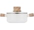 Кастрюля WERNER ORGANIC BEIGE 18x8,0 см/2,2 л с индукционным дном, с двухслойным антипригарным покрытием Pfluon, бакелитовая ручка с покрытием Soft Touch. Цвет: бежевый. Материал: прессованный алюминий. Толщина стенок и дна: 2,8 мм. 51443 2