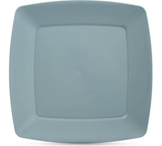 Набор тарелок обеденных HOBBY LIFE SERVICE зелёных 6шт 23.5см квадратных HL031291-6MG