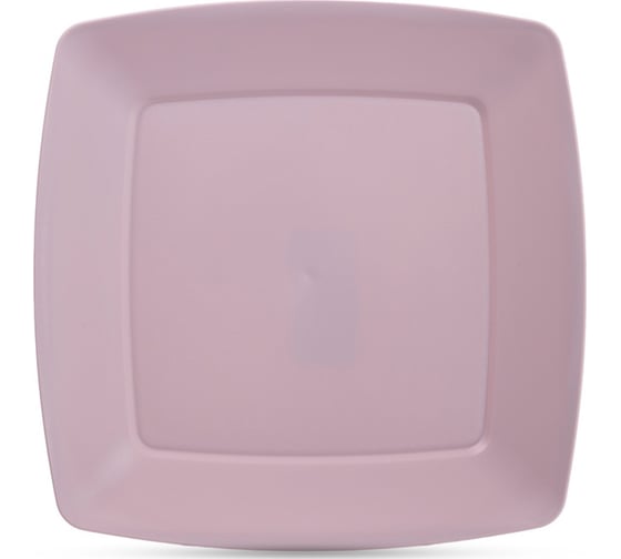Набор тарелок обеденных HOBBY LIFE SERVICE розовых 6шт 23.5см квадратных HL031291-6P