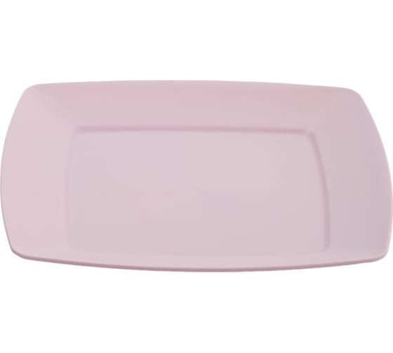 Набор тарелок обеденных HOBBY LIFE SERVICE розовых 6шт 23.5см квадратных HL031291-6P