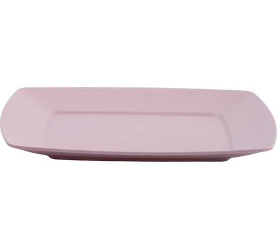 Набор тарелок обеденных HOBBY LIFE SERVICE розовых 6шт 23.5см квадратных HL031291-6P