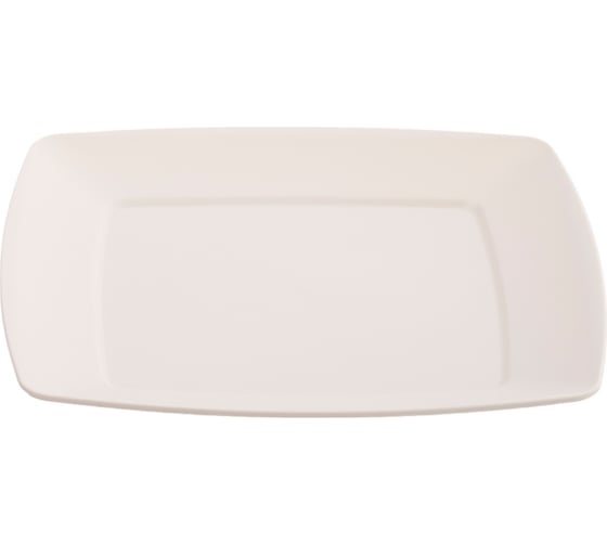 Набор тарелок обеденных HOBBY LIFE SERVICE белых 6шт 23.5см квадратных HL031291-6SW