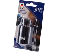 Вакуумная пробка пресервер для вина MADRID 7 см. Материал: АБС пластик, силикон. Цвет: черный Gipfel 51738