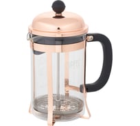 Френч-пресс Gipfel CLARIS 800 мл. Материал: боросиликатное стекло, нерж. сталь 18/10. Цвет: розовое золото 7094