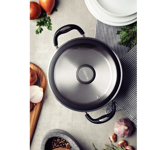 Кастрюля с крышкой Tramontina SOLAR SILICONE 2.85 л 62123/203-TR