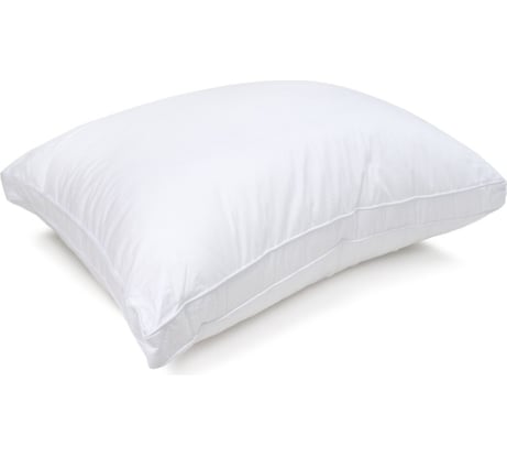 Подушка с бортиком Мягкий сон 70x50 "Лебяжий пух" Премиум Белый ПЛб_П-3115у