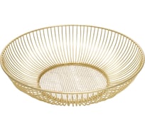 Корзина для фруктов Lemax матовое золото LB-10 BSG