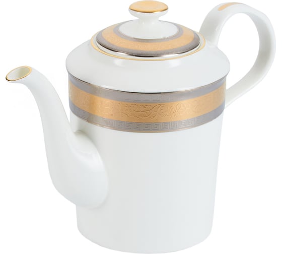 Чайник заварочный GIPFEL HERMES 1300 мл, белый, костяной фарфор 41476 1
