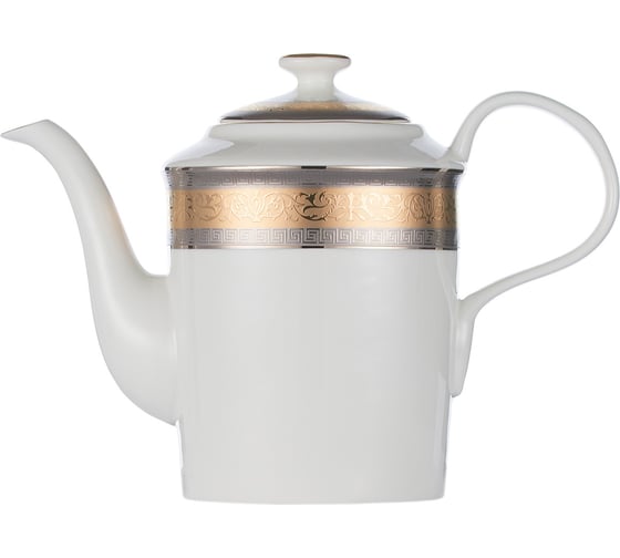 Чайник заварочный GIPFEL HERMES 1300 мл, белый, костяной фарфор 41476