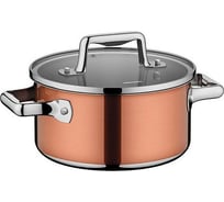 Кастрюля NADOBA со стеклянной крышкой, 20 см/3.3 л, серия MEDENA 726812