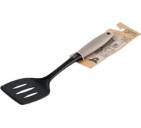 Лопатка с прорезями ECO 34x8см. Материал: нейлон. Ручка с покрытием soft-touch. Gipfel 2085