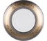 Кофейная пара GIPFEL HERMES чашка 90 мл, блюдце 13 см, костяной фарфор, белый с золотым 41480 3