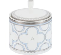 Сахарница GIPFEL PATRICIA 350 мл, костяной фарфор, белый с голубым 42855