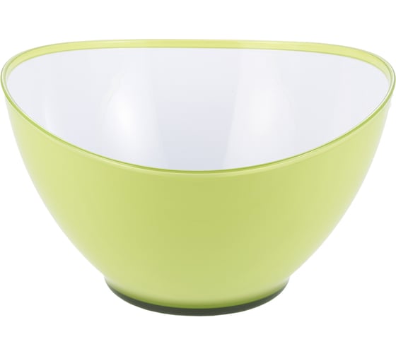 Салатница GIPFEL LUMINO круглая 23x13 см с двойными стенками, пластик, зеленый 9469