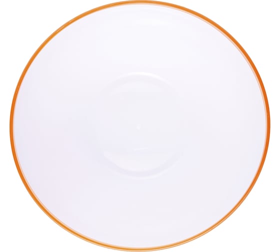 Салатница GIPFEL LUMINO круглая 23x13 см с двойными стенками, пластик, оранжевый 9471