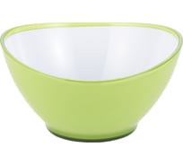 Салатница GIPFEL LUMINO круглая 13x7 см с двойными стенками, пластик, зеленый 9474