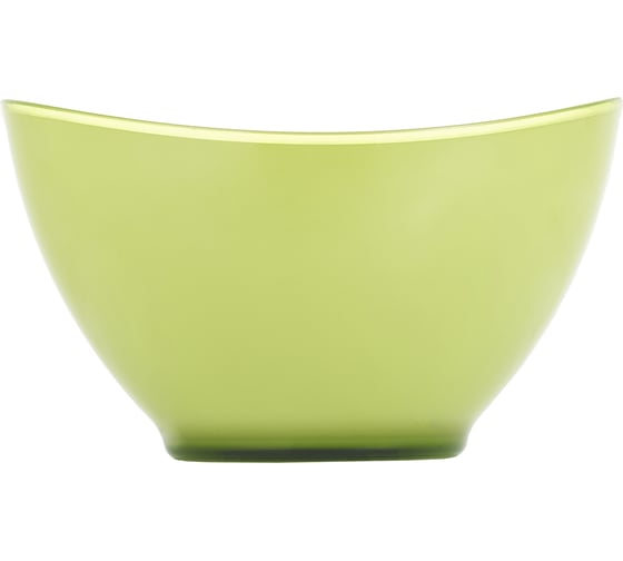 Салатница GIPFEL LUMINO круглая 13x7 см с двойными стенками, пластик, зеленый 9474