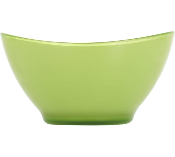 Салатница GIPFEL LUMINO круглая 13x7 см с двойными стенками, пластик, зеленый 9474