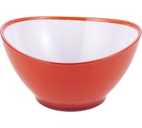 Салатница GIPFEL LUMINO круглая 13x7 см с двойными стенками, пластик, красный 9473