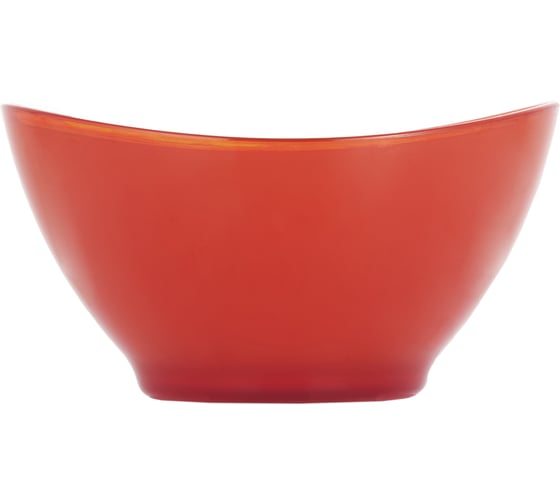 Салатница GIPFEL LUMINO круглая 13x7 см с двойными стенками, пластик, красный 9473