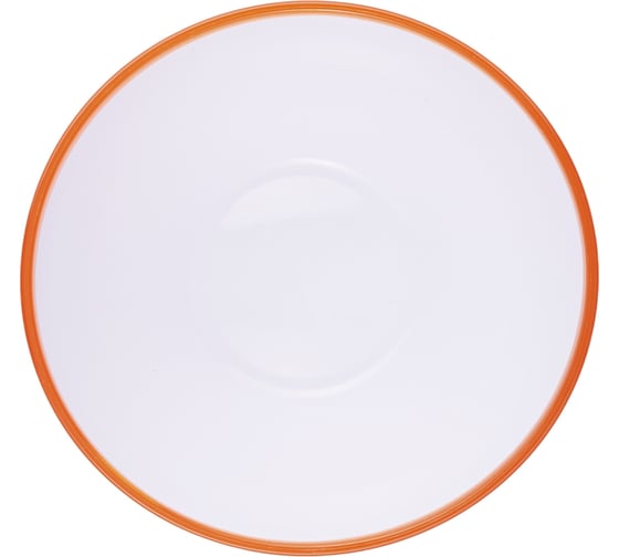 Салатница GIPFEL LUMINO круглая 13x7 см с двойными стенками, пластик, оранжевый 9476