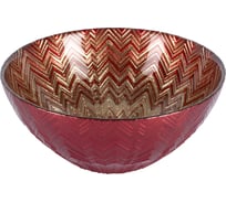 Салатник GIPFEL ASTRID 500 мл, стекло, золотой 43219