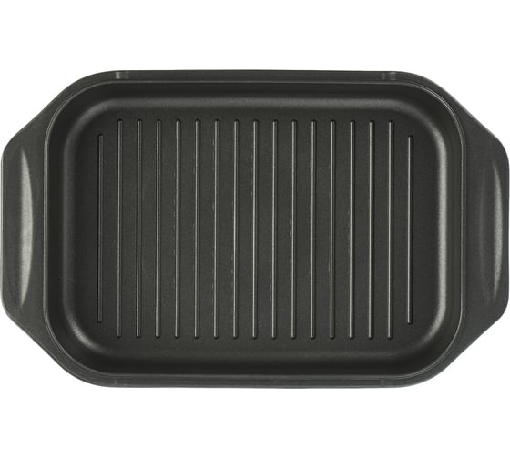 Гусятница GIPFEL RICHMOND 6.5 л/31x22x11 см, из литого алюминия, с крышкой, с двусторонней индукцией, 1.8/4.5 мм, черный 0141