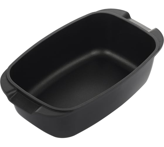 Гусятница GIPFEL RICHMOND 7 л/32x20x11 см, из литого алюминия, со стеклянной крышкой, с индукционным дном, 2.3/5.7 мм, черный 0142