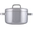 Кастрюля GIPFEL AVENTUS 24x12 см/4.5 л, с 5-слойным корпусом, с индукционным дном, со стеклянно-стальной крышкой, нержавеющая сталь 18/10, 3 мм 1398 11
