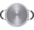 Кастрюля Gipfel METROPOLE 18x8,5см/1,8л со стеклянной крышкой, с индукционным капсульным дном. Материал: нерж. сталь 18/10, силикон. Толщина: 0,6мм 1733 4