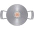 Кастрюля GIPFEL PRESTIGE 18x9 см/2.2 л, со стеклянной крышкой, с индукционным капсульным дном, нержавеющая сталь 18/10, 0.7 мм/5мм 1233 4