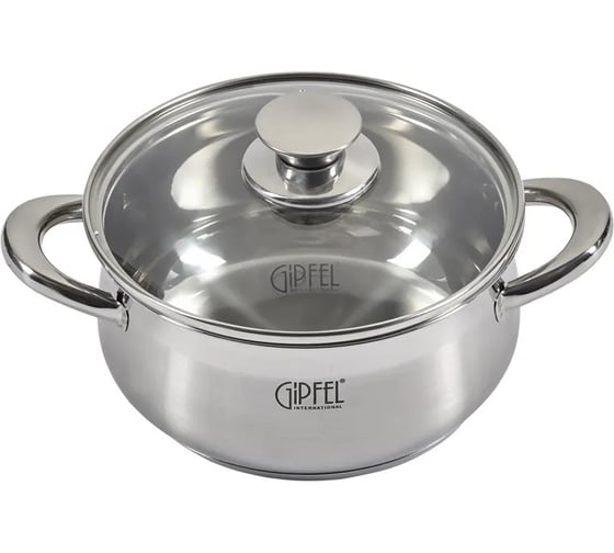 Кастрюля Gipfel из нержавеющей стали Serenade 18 см/2 л 1743