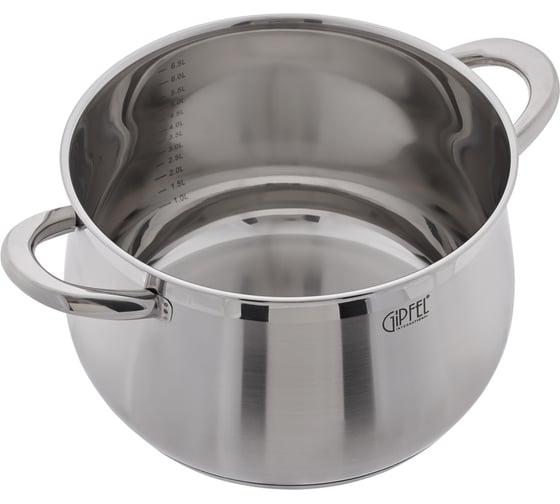 Кастрюля GIPFEL из нержавеющей стали Serenade 24 см/6,5 л 1746