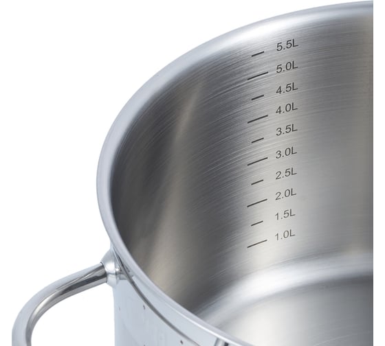 Кастрюля из нержавеющей стали Gipfel Signo 24 см/5,7 л 1363