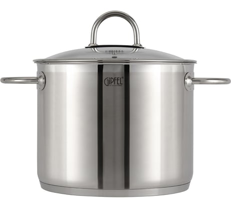 Кастрюля из нержавеющей стали Gipfel Signo 26 см/10 л 1364