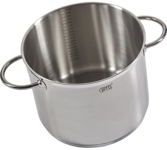 Кастрюля из нержавеющей стали Gipfel Signo 26 см/10 л 1364