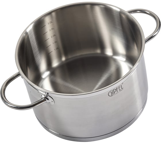Кастрюля из нержавеющей стали Gipfel Signo 20 см/3,5 л 1362