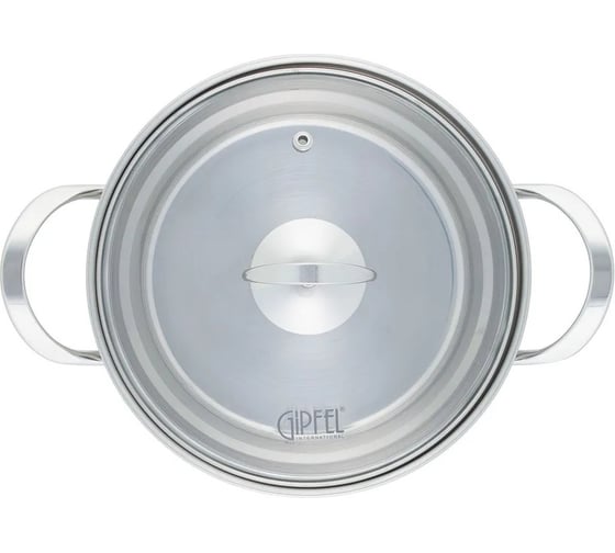 Кастрюля GIPFEL SOFIA 2.2 л, со стеклянной крышкой, с индукционным капсульным дном, нержавеющая сталь 18/10, 0.5 м 2317