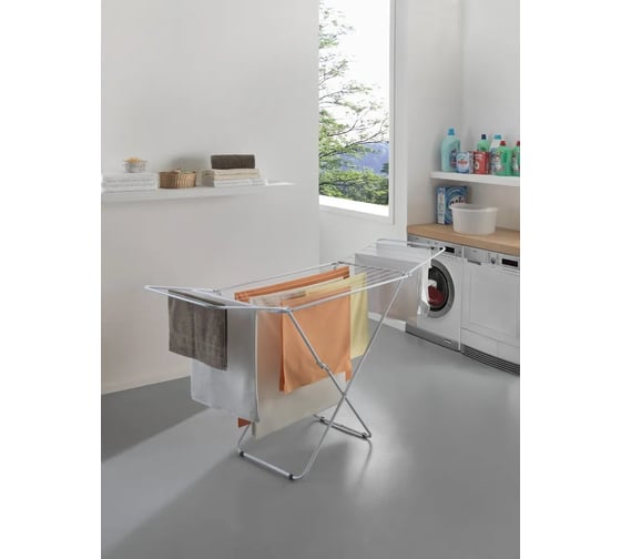 Сушилка для белья Metaltex напольная Vulcano White 180/106x55x100 см 40.75.02-014
