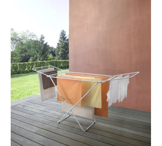Сушилка для белья Metaltex напольная Vulcano White 180/106x55x100 см 40.75.02-014